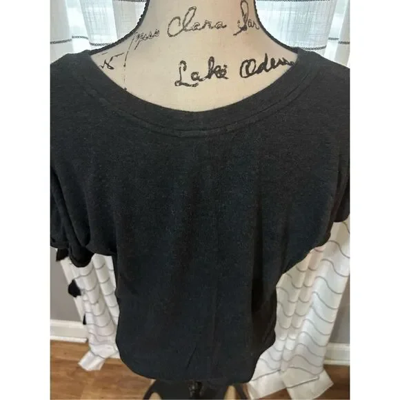 Matty M Dark Grey SOFT Longewear Tee Size Large - Picture 4 of 5